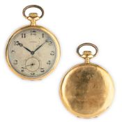 LONGINES, OROLOGIO DA TASCA IN ORO, SVIZZERA 1930 CIRCA