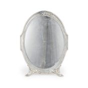 SPECCHIERA DA TAVOLO IN ARGENTO E LEGNO, BREMA, XIX-XX SECOLO, ORAFO KOCH AND BERGFELD