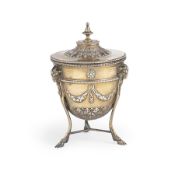 ZUCCHERIERA IN ARGENTO DORATO, LONDRA, 1905, ORAFO GOLDSMITHS AND SILVERSMITHS