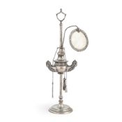 LAMPADA A FIORENTINA IN ARGENTO, ROMA, XIX SECOLO