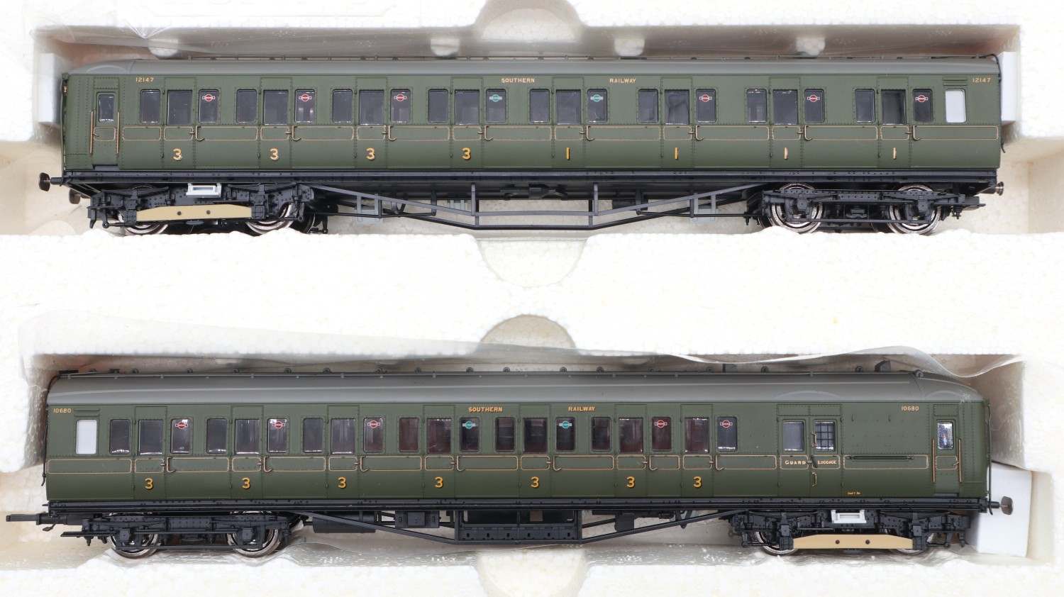 2 Bil Train Hornby R3161, 2-BIL 2114 train pack, Southern railway, Green, excellent ...