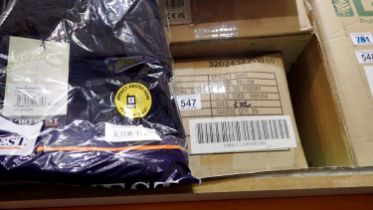 Vizwear yellow t-shirts, size XXXL X25 and Portwest slate holster trousers, mixed sizes X15. Not