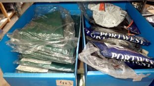 Black Knight bottle green trousers, size 36 inch X10 and Portwest action trousers black, size 38