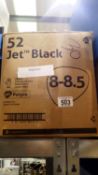 Polyco jet black gloves, size 8-8.5 X48. Not available for in-house P&P THIS LOT MUST BE COLLECTED