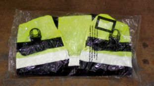 Yellow carry bags X10. Not available for in-house P&P THIS LOT MUST BE COLLECTED BY FRIDAY 10TH JULY