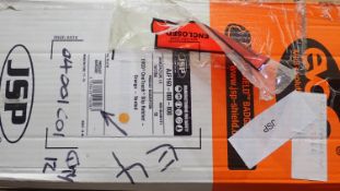 JSP EVO-3 MK-3 safety helmets, orange X10. Not available for in-house P&P. THIS LOT MUST BE