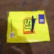 Box of Supertouch yellow trousers, size L X30. Not available for in-house P&P. THIS LOT MUST BE