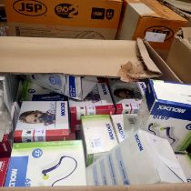 Box of Moldex masks and filters. Not available for in-house P&P. THIS LOT MUST BE COLLECTED BY