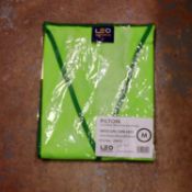 Leo Workwear emerald green vests, x100 (in 2 boxes). Not available for in-house P&P. THIS LOT MUST