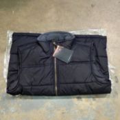 Regatta insulated black jackets, mixed sizes x6. Not available for in-house P&P. THIS LOT MUST BE