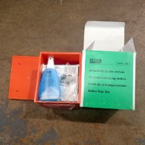 Eight MSA spectacle cleaning stations. Not available for in-house P&P. THIS LOT MUST BE COLLECTED BY