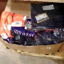 Large box of mixed workwear. Not available for in-house P&P. THIS LOT MUST BE COLLECTED BY FRIDAY