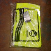 Vizwear yellow overtrousers, size S x20. Not available for in-house P&P. THIS LOT MUST BE
