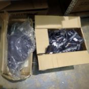 Approximately 50 Regatta one size knit gloves and 10 pairs of 32" waist trousers. Not available