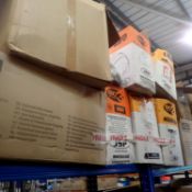 Seven boxes of mixed safety helmets. Not available for in-house P&P. THIS LOT MUST BE COLLECTED BY
