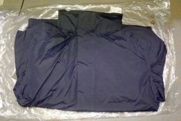 Regatta navy jackets mixed sizes x4. THIS LOT MUST BE COLLECTED BY FRIDAY 21ST AUGUST – IF YOU