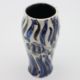 Anita Harris white ground vase in the blue and black colourway Fish pattern, signed in gold to base, - Image 2 of 4