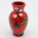 Anita Harris small vase in the Bees pattern, signed in gold to base, H: 13 cm. UK P&P Group 1 (£18+ - Image 1 of 3
