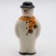 Anita Harris Snowman figurine, signed in gold to base, H: 16 cm. UK P&P Group 1 (£18+VAT for the - Image 1 of 3