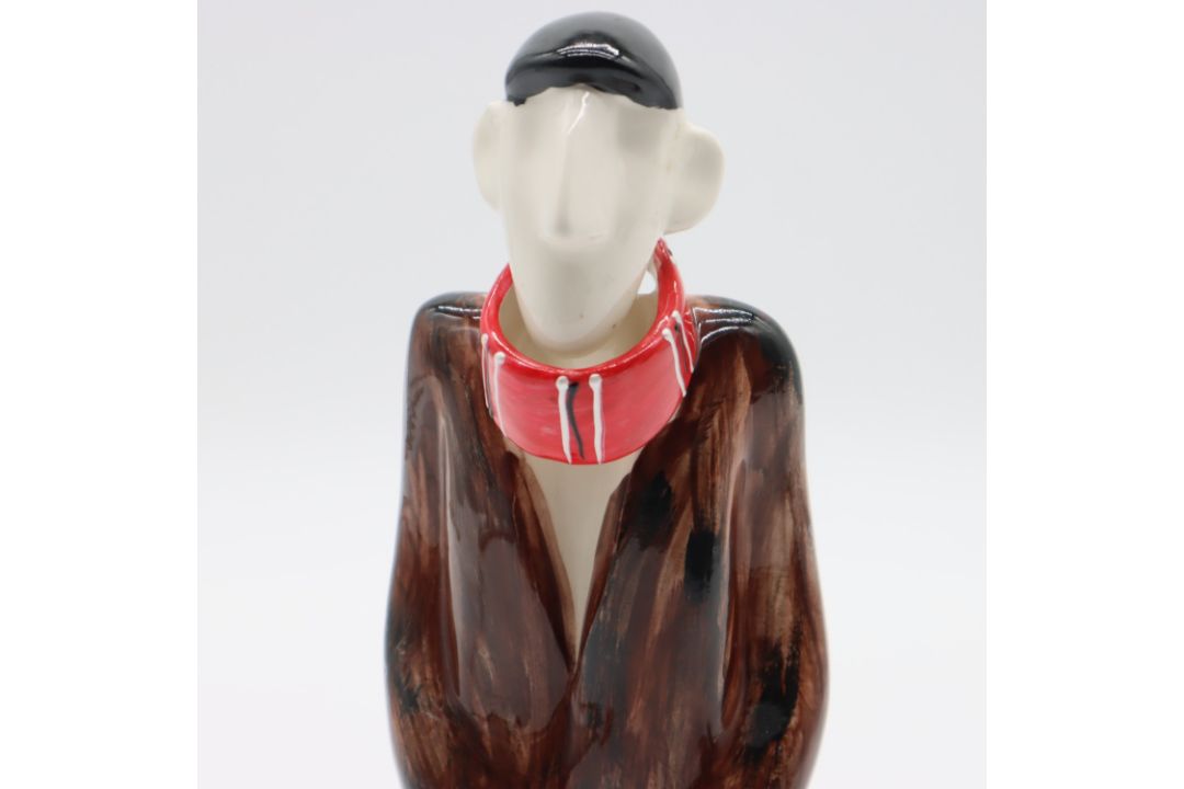 Anita Harris football fan figurine, signed in gold to base, H: 27 cm. UK P&P Group 2 (£24+VAT for - Image 2 of 4