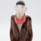 Anita Harris football fan figurine, signed in gold to base, H: 27 cm. UK P&P Group 2 (£24+VAT for - Image 2 of 4