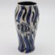 Anita Harris white ground vase in the blue and black colourway Fish pattern, signed in gold to base, - Image 1 of 4