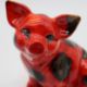 Anita Harris piglet figure, signed in gold to base, H: 15 cm. UK P&P Group 1 (£18+VAT for the - Image 2 of 4