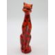 Anita Harris Deco cat figure, signed in gold to base, H: 24 cm. UK P&P Group 2 (£24+VAT for the - Image 1 of 3