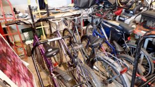 Five bicycles to include a BMX bike. Not available for in-house P&P