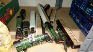 Twelve mixed trains to include flying Scotsman. Not available for in-house P&P