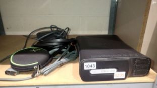 Xbox 360 with controller and power lead. Not available for in-house P&P
