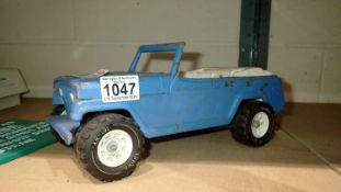 Tonka 70's pale blue Jeepster. Not available for in-house P&P