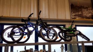 Three children's bikes to include a motorbike style example. Not available for in-house P&P