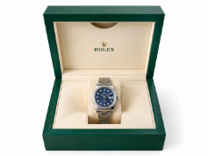 Rolex Datejust 116200 – Stainless Steel – **Blue Diamond Dial** – 2007 - Oyster Perpetual