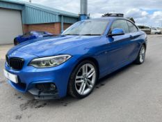 BMW 220I 2.0 **M SPORT** COUPE PETROL - PARKING SENSORS - ALLOYS - BLUETOOTH - AUTO S/S (2015 REG)