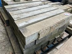 X24 concrete kerbstones, 15cm w x 91cm l x 12cm h