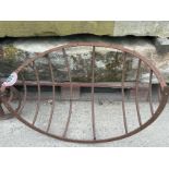 Cast iron hay rack