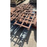 Galvanised and cast iron fencing