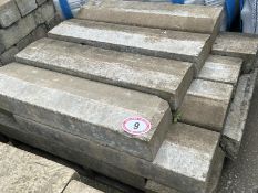 X12 concrete kerbstones, 24cm w x 90cm l x 12cm d