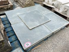 X17 porcelin glazed paving slabs, 60cm w x 60cm l x 3cm h