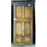 Six panel Oak fire door, 93cm w 202cm h