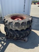 16.9 X R28 WHEELS & TYRES, ON MF 35/135R