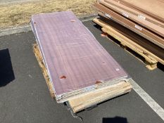 3 X OAK FACE DOORS & 3 SAPEALEY DOORS