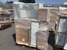 OAK FACED KITCHEN UNITS-APPROX 8 UNITS