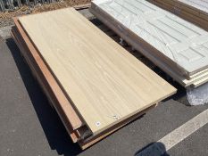 7 X PLY FLUSH DOORS- NEW