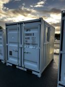 UNUSED 8FT CONTAINER, SIDE DOOR & WINDOW