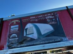 UNUSED PVC DOME STORAGE SHELTER
