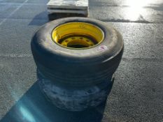2 X SUPER SINGLE TRAILER WHEELS & TYRES