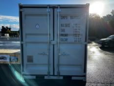 UNUSED 12FT CONTAINER, SIDE DOOR WINDOW