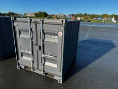 5FT STORAGE CONTAINER, GREY, AS NEW
